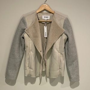 NWT BB Dakota faux shearling jacket size XS